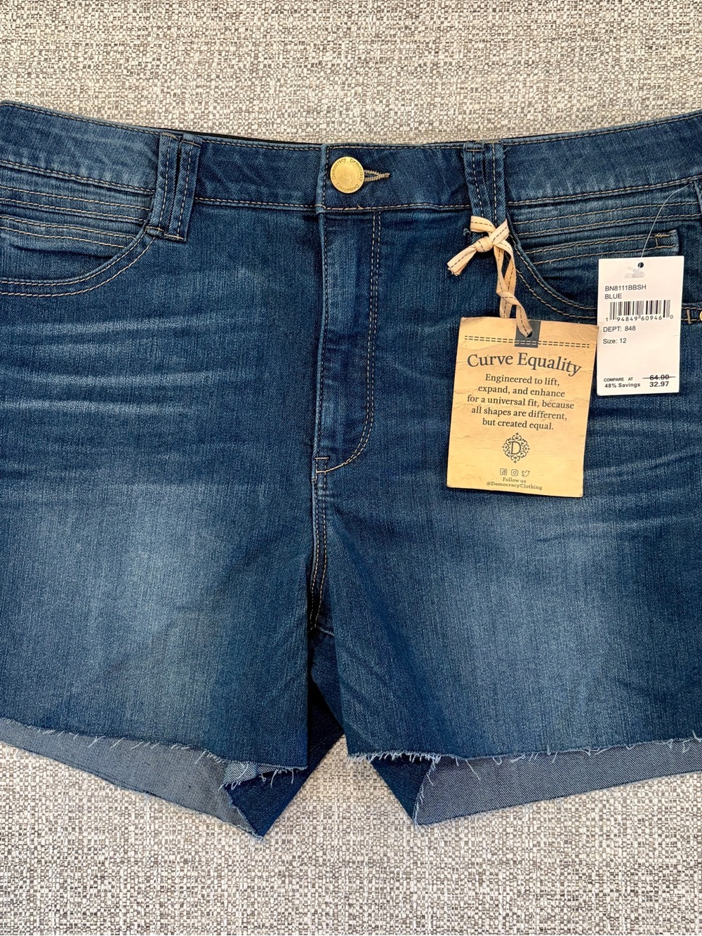 Democracy Women's Dark Blue Jean Shorts